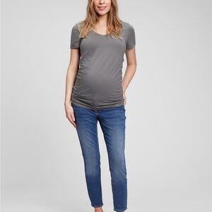 GAP Under Belly Waist Stretch Med Blue Maternity Jeans NEW 18 Regular